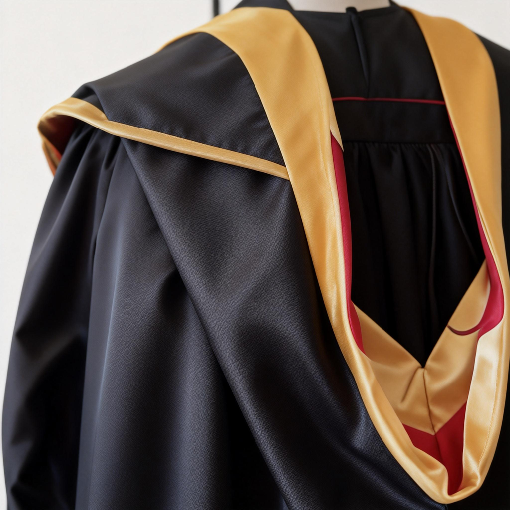 Master Regalia Set for USC (Includes Hood and Mortarboard Cap)